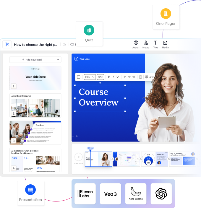 All-in-One AI Studio Interface